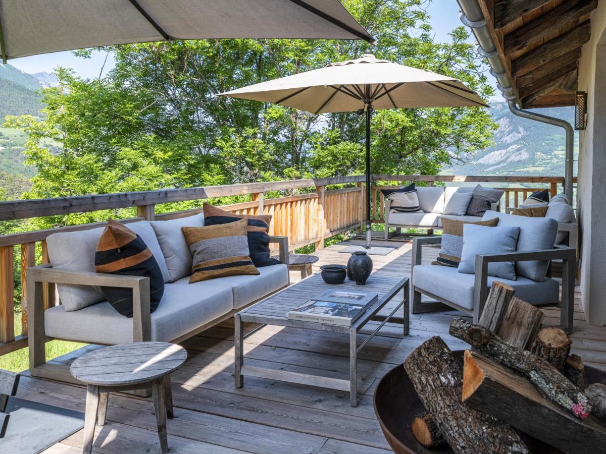 Superbe Ferme Renovee En Chalet De Luxe En Pleine Nature Barcelonnette Exterior foto