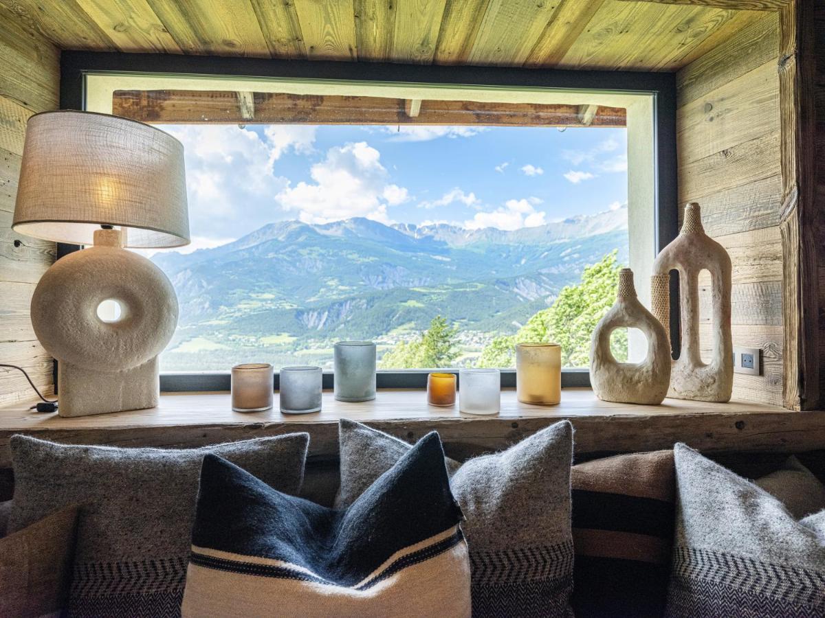Superbe Ferme Renovee En Chalet De Luxe En Pleine Nature Barcelonnette Exterior foto