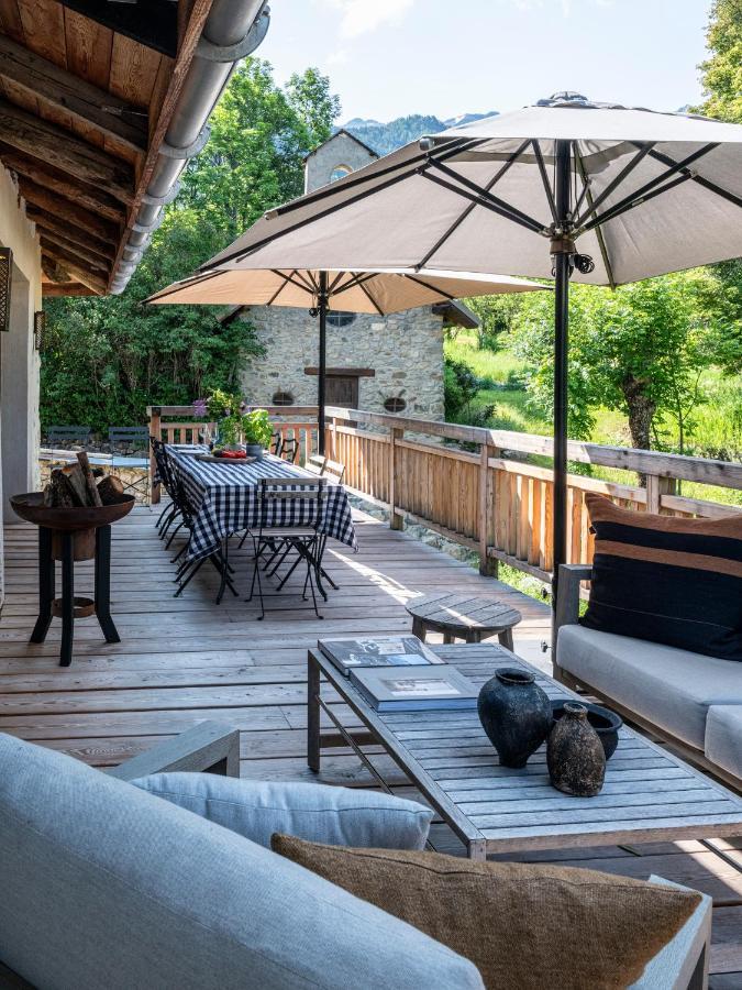 Superbe Ferme Renovee En Chalet De Luxe En Pleine Nature Barcelonnette Exterior foto